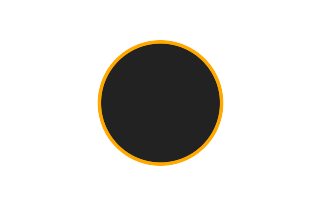 Ringförmige Sonnenfinsternis vom 21.08.-0570