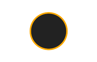Ringförmige Sonnenfinsternis vom 20.12.-0744