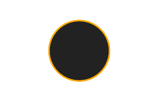 Ringförmige Sonnenfinsternis vom 24.04.-1289
