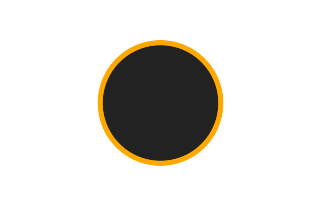 Annular solar eclipse of 01/15/-1573