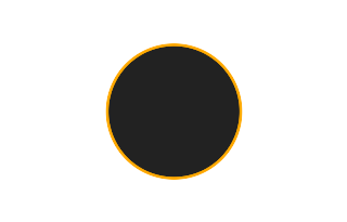 Ringförmige Sonnenfinsternis vom 25.06.1340