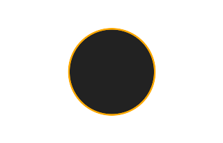 Annular solar eclipse of 02/21/1384