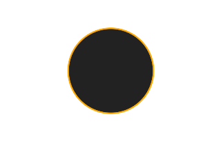Ringförmige Sonnenfinsternis vom 23.02.1411