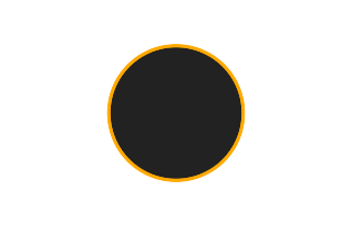 Annular solar eclipse of 01/02/1424
